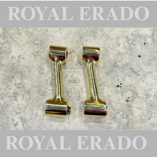Royal enfield  standard electra footrest killi in brass for folding footrest