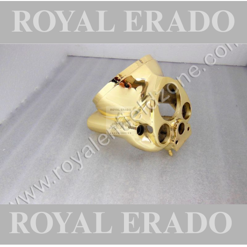 Royal enfield brass golden  coated head light casing for classic electra standard old model vintage g2 1962 bullet 350