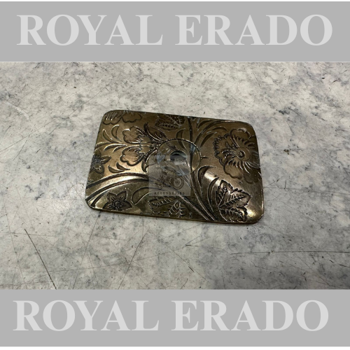 Royal enfield 1962 vintage g2 old model bullet 350 standard electra cast iron engine tappet plate engraved in brass