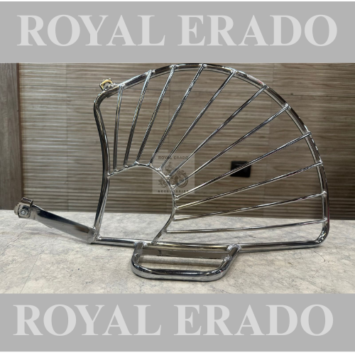 Royal Enfield chrome sare guard for old model vintage g2 1962 Bullet 350 cast iron engine ci engine standard electra