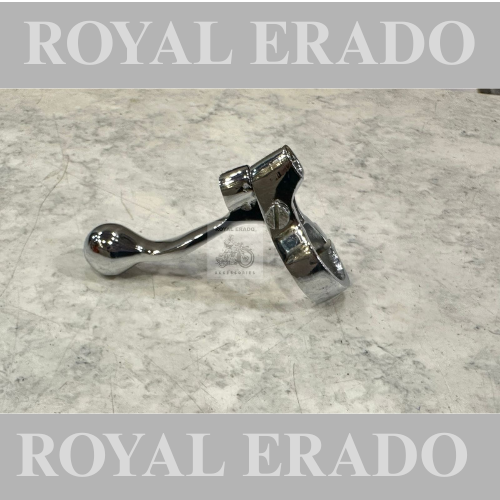 Royal enfield vintage g2 1962 old model bullet 350 standard decompressor lever ball type in brass chrome
