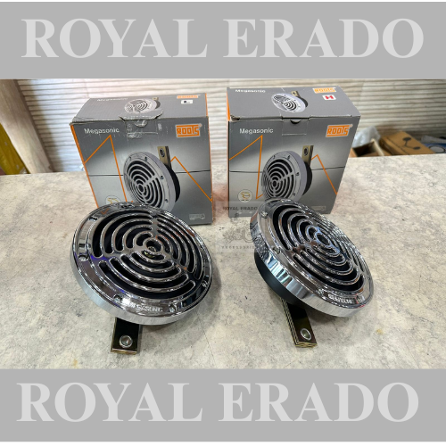 Roots Megasonic big horn set chrome for  Royal enfield vintage g2 1962 old model bullet 350 standard Electra classic reborn battalion Jawa interceptor and continental gt  650 super meteor 650 short gun 650 hunter 350 meteor 350