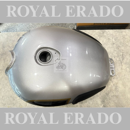 Royal Enfield Classic Silver Tank For Bs-3 Bs-4 Model