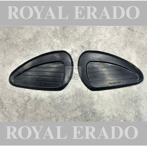 Royal enfield classic rubber knee pads with double side tape fit to electra standard thunderbird interceptor 650