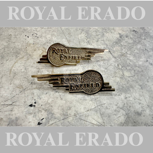 Royal enfield vintage g2 1962 old model bullet standard classic electra standard battalion reborn meteor super meteor 650 hunter  brass tool box monogram logo