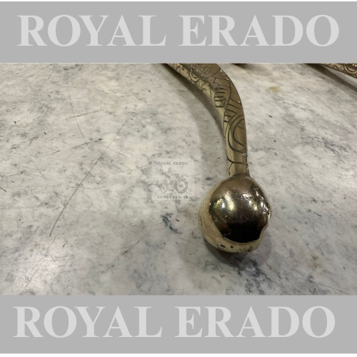 Royal enfield old model lever in brass with engraving antique design for standard vintage g2 1962 bullet 350