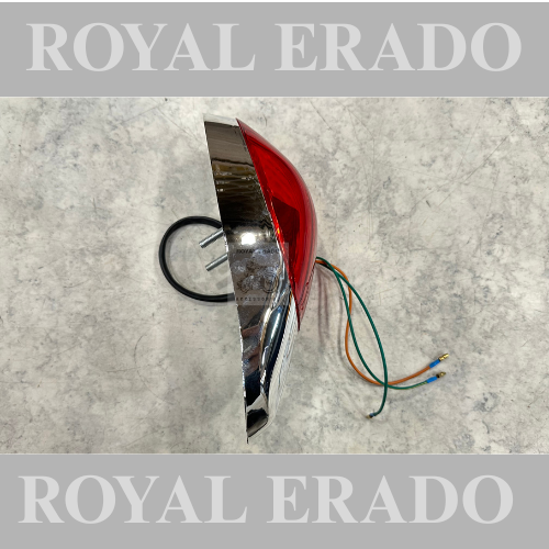Royal enfield classic electra standard avenger chopper bobber tail light in chrome