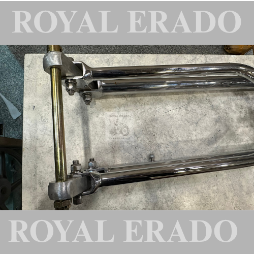 Royal enfield classic electra standard thunderbird grider springer front fork in chrome front shocker for harley style chopper bobber