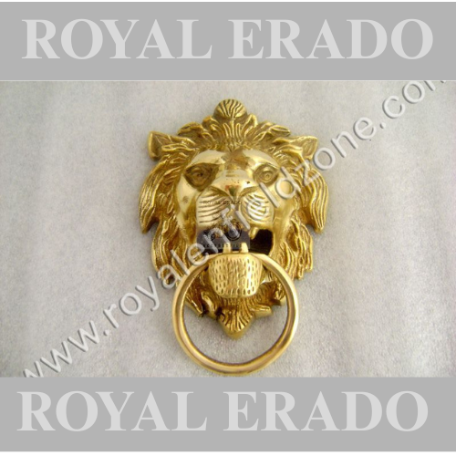 Royal Enfield Brass Lion XL lion for rear number plate , toolbox, air filter box , battery cover fit to all bikes classic, electra and standard, and vintage G2 1962 old model bullet 350 cast iron engine, CI engine Jawa reborn battalion.