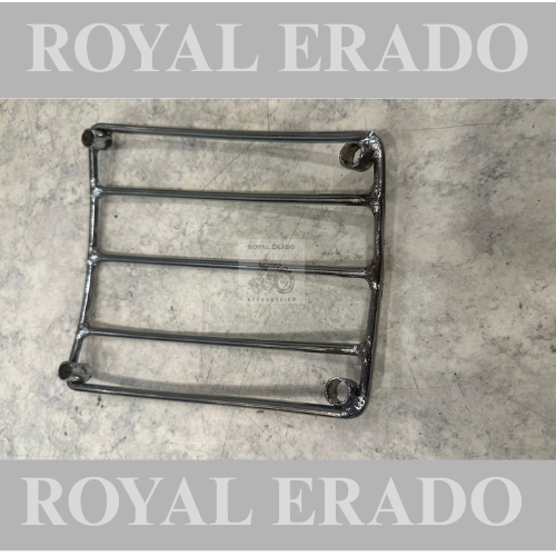 Royal Enfield chrome tank grill for classic electra standard vintage g2 1962 old model bullet 350 cast iron engine ci engine.