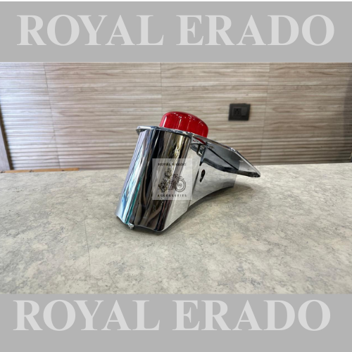 Royal enfield classic electra standard vintage g2 1962 old model bullet 350 rear number plate in chrome