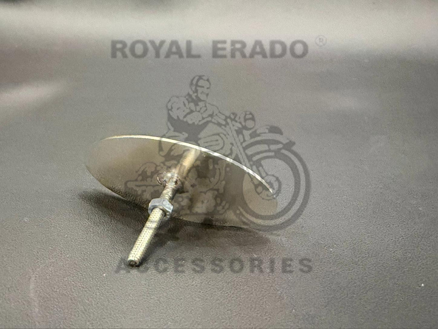 Bugatti Luxury Car Logo Badge Universal Fit To Toolbox Rear Mudguard, Number Plate, Air Filter Box, Battery Cover For Royal Enfield Reborn Classic Electra Standard Battalion