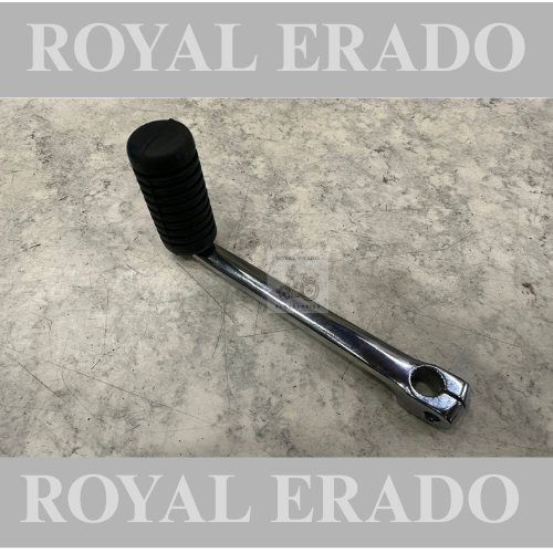 Royal enfield chrome single pedal padel shifter gear lever for uce efi model classic electra and standard