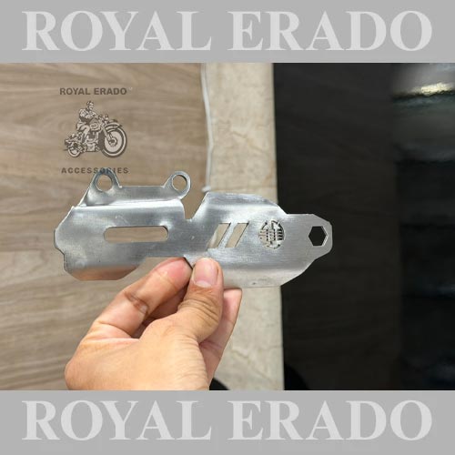 Rear Master Cylinder Guard Compatible With Royal Enfield Himalayan And Interceptor, Continental Gt 650, Super Meteor 650