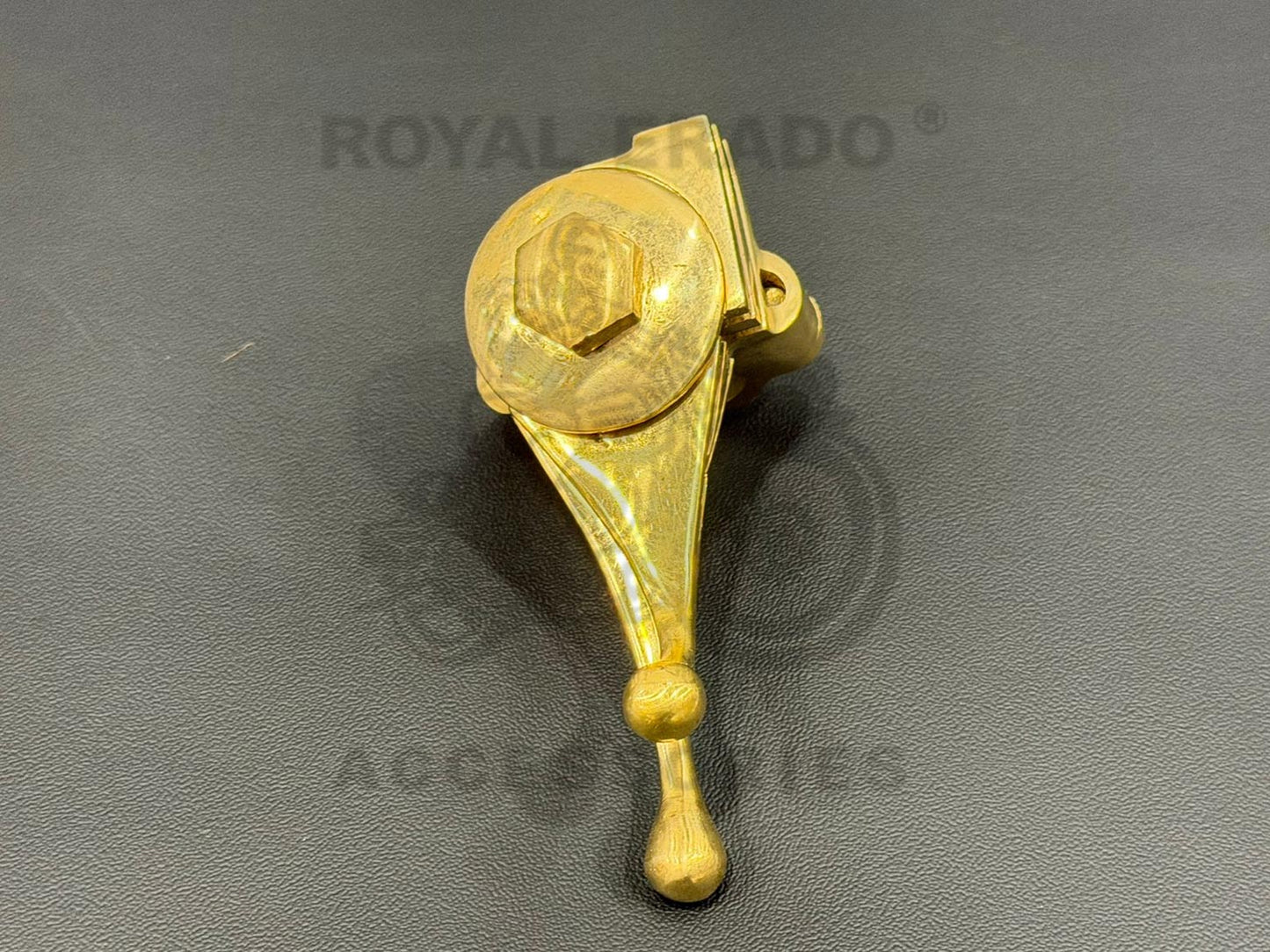 7/8" Double Choke Lever For Bsa Royal Enfield Norton Triumph Ariel Ajs Vintage Bikes Brass (Dual Air Magneto Lever)