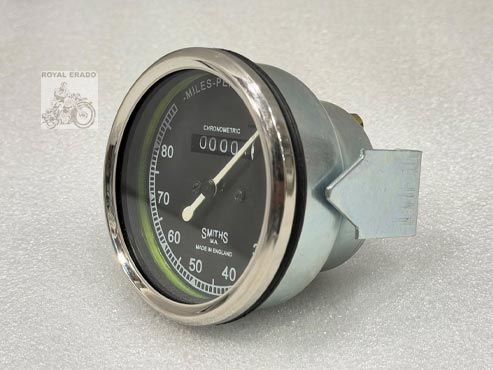 Replica Smith Speedometer Meter 80 Miles, Vintage G2 1962 Old Bullet 350 Meter For Royal Enfield Classic Electra Standard