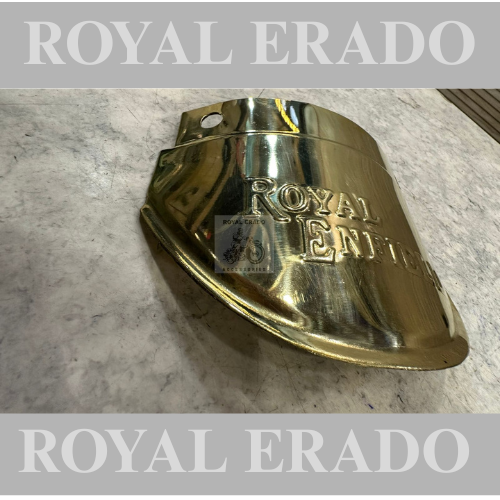 Royal Enfield 1vontage g2 1962 old model bullet 350 standard classic reborn battalion , electra brass front mudguard flap
