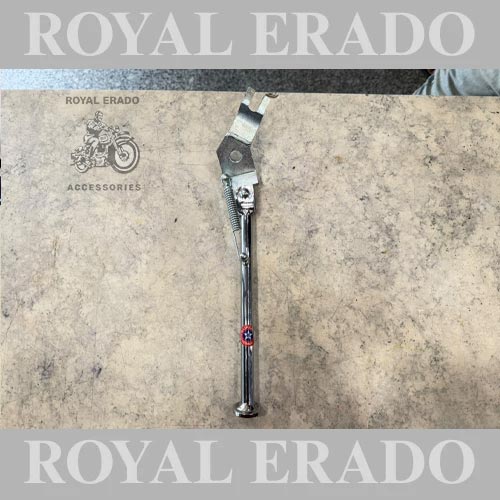 Vintage G2 1962 Old Model Bullet 350 Side Stand Rear Footrest Fitting In Chrome With Spring Fit To All Cast-iron ( CI Engine )engine Standard Electra