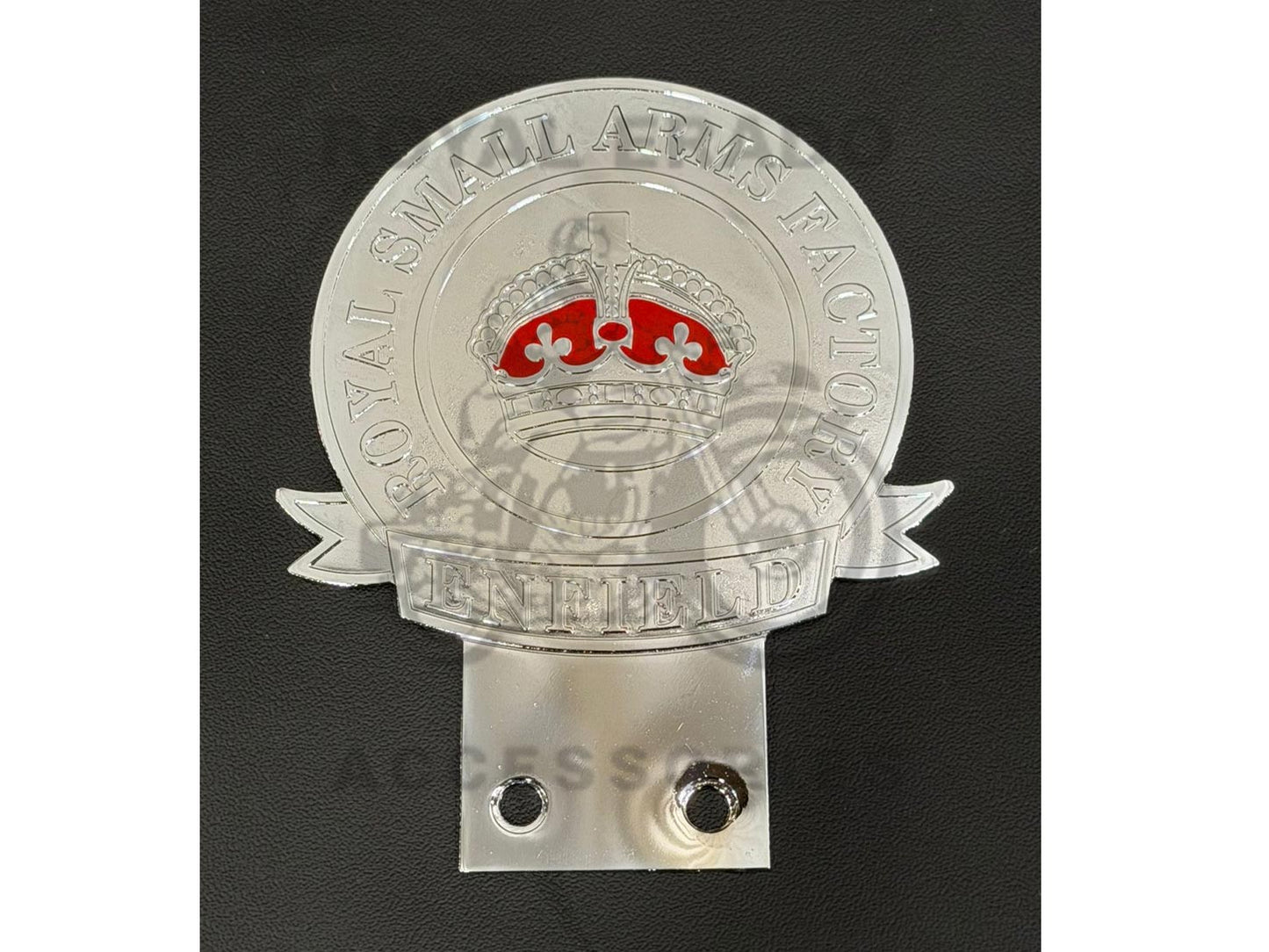 Retro-style Royal Enfield Vintage G2 1962 Old Model Bullet 350 Crown British England Monogram Lion Badge For Classic Electra Standard Battalion Reborn Can Be Fitted At The Front Shocker Token Holder / Air Filter Box Battery Cover