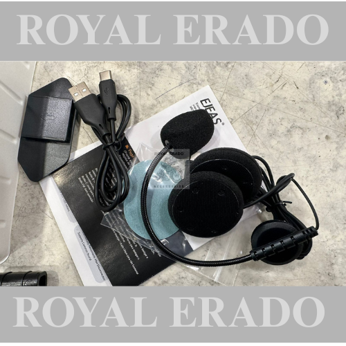 Ejeas Vnetphone V6 Pro Bluetooth Intercom for helmet for royal enfield super meteor 650 reborn classic electra standard hunter meteor short gun