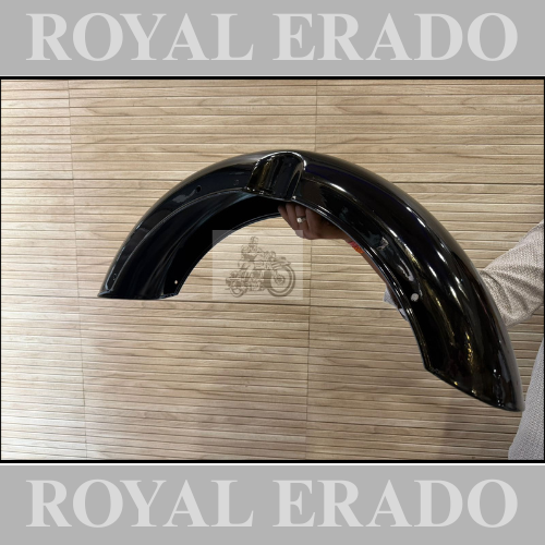 Royal enfield classic front mudguard in black colour