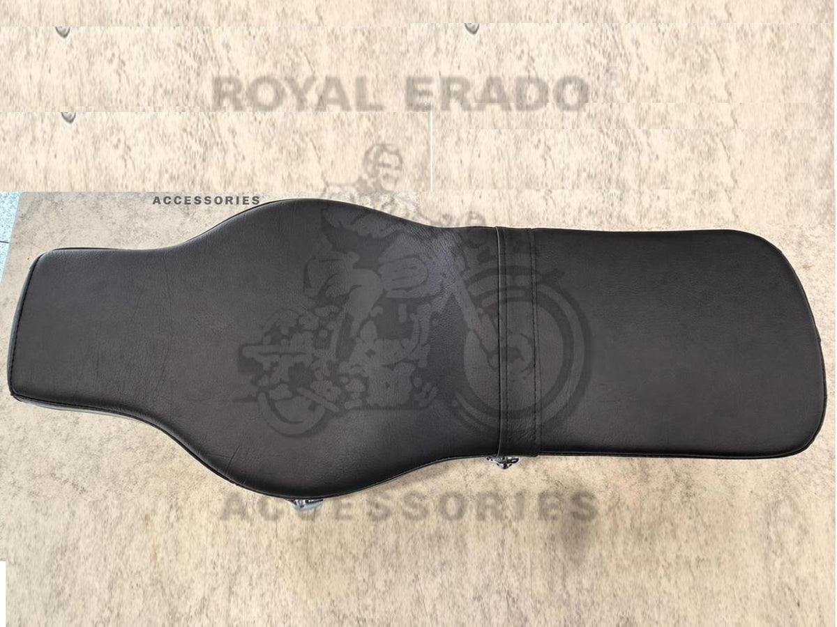 Royal Enfield Seat With Chrome Double Beading For Classic Electra Standard
