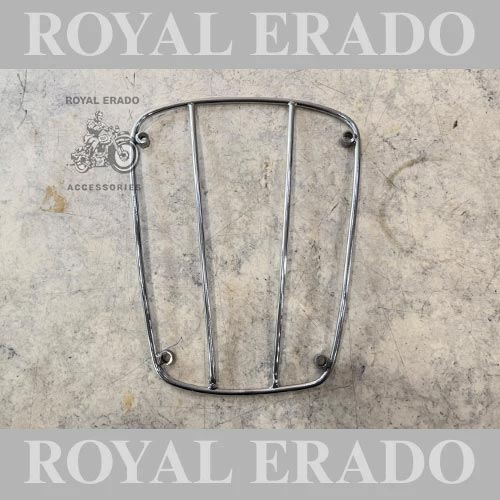 Royal Enfield Chrome Aluminium Tank Grill For Classic Electra Standard Vintage G2 1962 Old Model Bullet 350