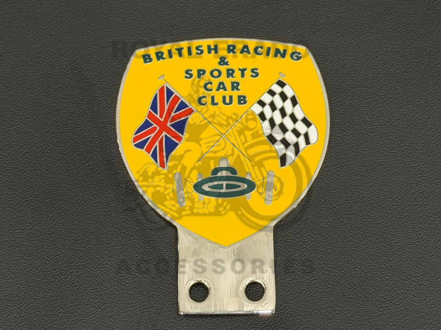 Vintage England British Racing & Sports Club Monogram Badge Universal For Royal Enfield Classic Electra Standard Battalion Reborn Vintage G2 1962 Old Model Bullet 350 Bsa Norton Triumph Jawa