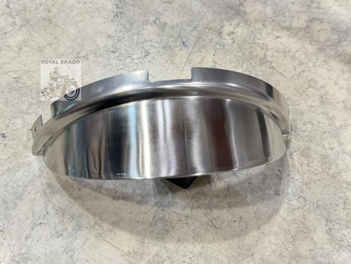 Royal Enfield Reborn Classic, New Standard Battalion Headlight Cap Shade In Ss Chrome