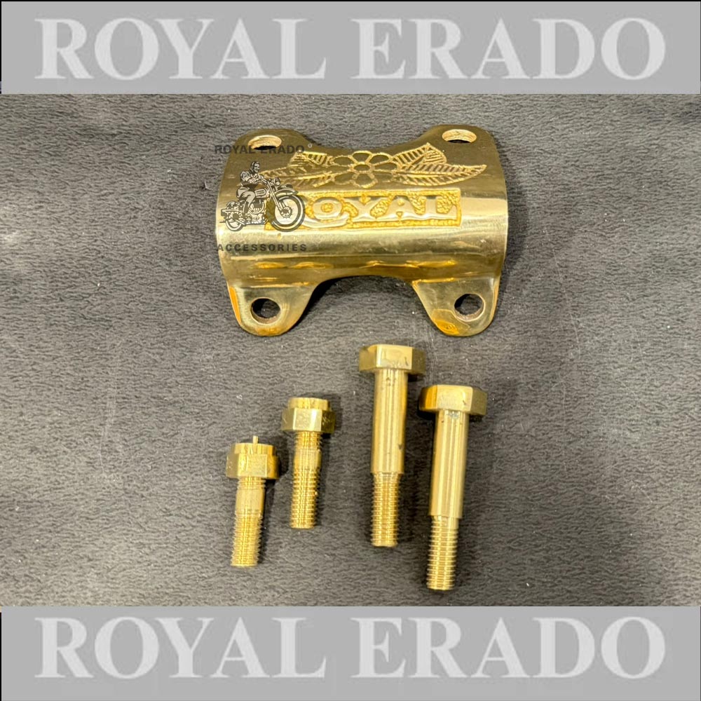 Brass Handle Clamp For Royal Enfield Classic Electra Standard Uce Model After 2010  Model Of Royal Enfield