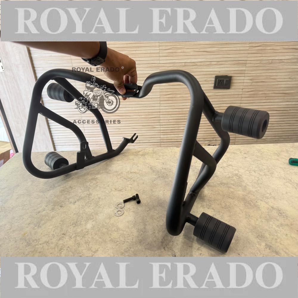Harley Davidson X440 Crash Guard In Black With Double Slider