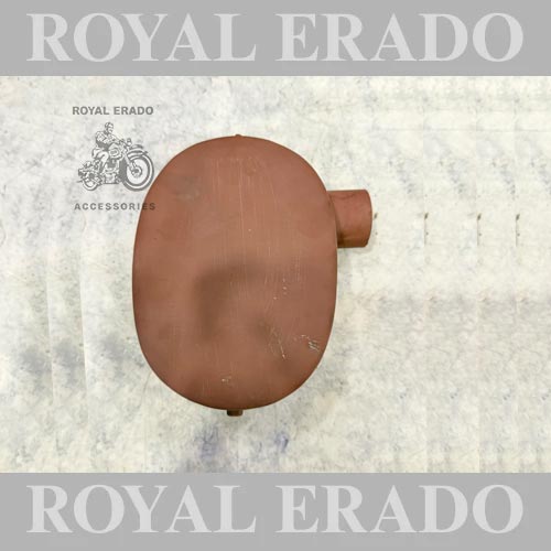 Oval Air Filter Box For Vintage G2 1962 Old Model Bullet 350 For Cast Iron Engine Standard 350 Electra 350 (CI Engine )