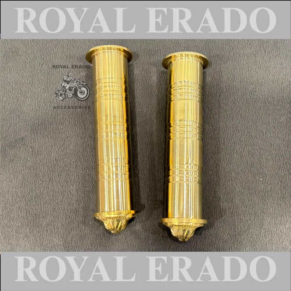 Brass Lion Grip Universal For All Bikes Royal Enfield Classic Electra Standard Reborn Classic New Standard Battalion Jawa, Yezdi Avenger