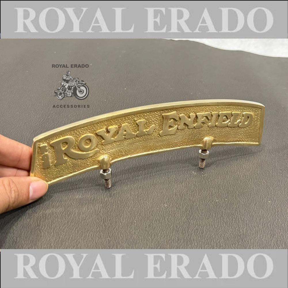 Front Mudguard Number Plate For Royal Enfield Classic Electra Standard Vintage G2 1962 Old Model Bullet 350 Meteor 350 Classic 650 Twin Standard 650 Twin Shotgun Goan Classic