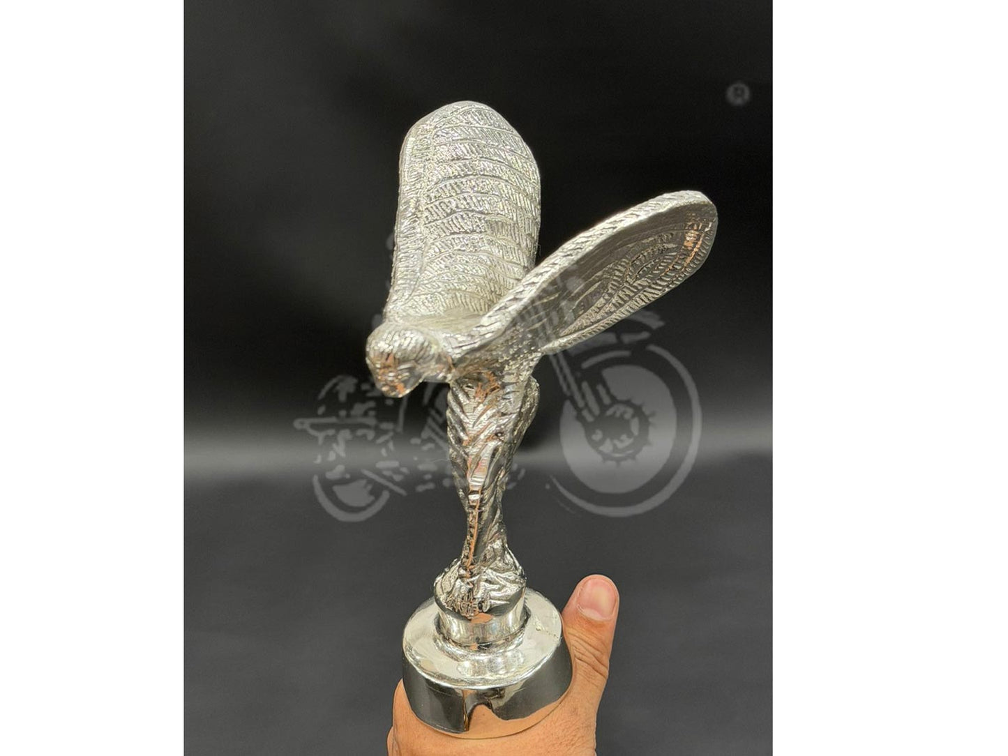 Rolls-royce Mascot Phantom Car Logo Spirit Of Ecstasy For Front Mudguard Of Royal Enfield Classic Electra Standard Battalion Reborn Classic Emerald Green Super Meteor Vintage G2 1962 Old Model