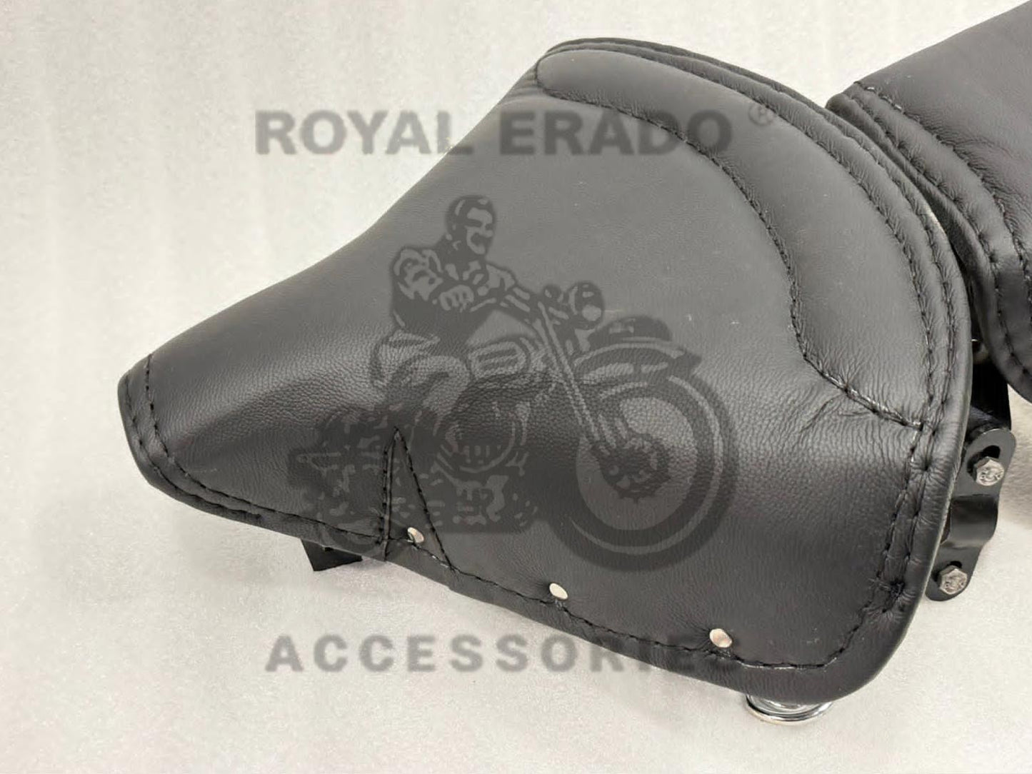 Royal Enfield / Bsa Vintage G2 1962 Old Model Bullet 350 Front & Rear Seat With Leather Cover And Spring For Standard & Electra (Arjun Reddy / Kabir Singh Seat)