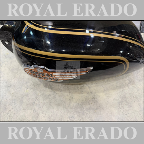 Royal enfield battalion standard design tank for old model classic electra standard before 2012 model with golden linning for vintage g2 1962 old model bullet 350