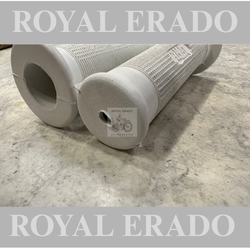 Amal grip white for Royal Enfield vintage g2 1962 old model bullet 350 cast iron engine ci engine Standard Electra Classic (BS3, BS4 ) reborn battalion, Meteor Super Meteor 650 short gun, and Jawa.