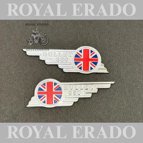 Chrome Made In England British Toolbox Monogram Bullet 350 For Vintage G2 1962 Old Model Royal Enfield Classic, Electra, Standard Reborn Classic, New Standard Battalion