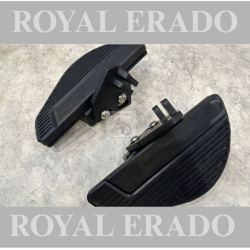 Royal enfield super meteor 650 footrest foot pad foot board harley style