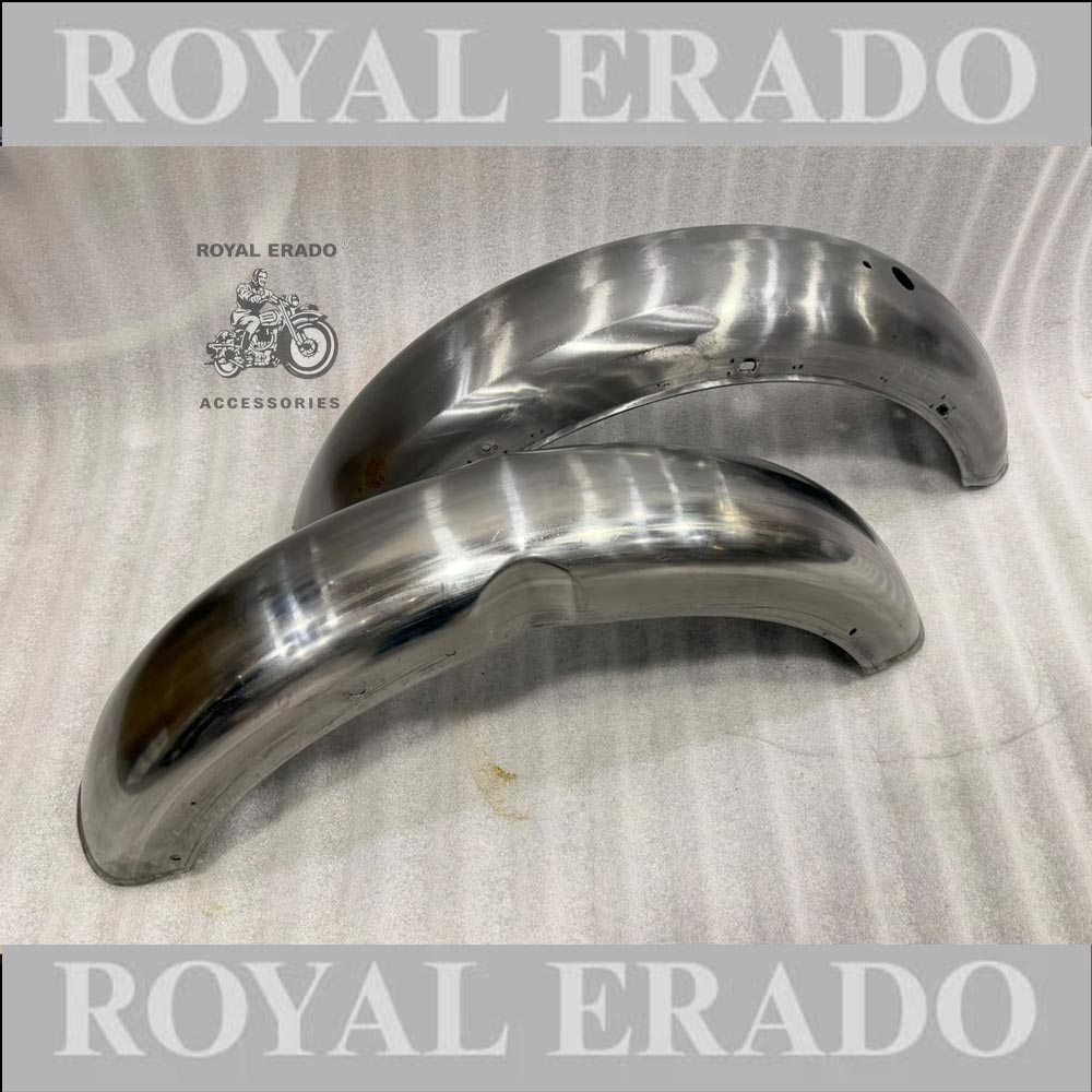 royal enfield classic front and rear mudguard bumper without paint