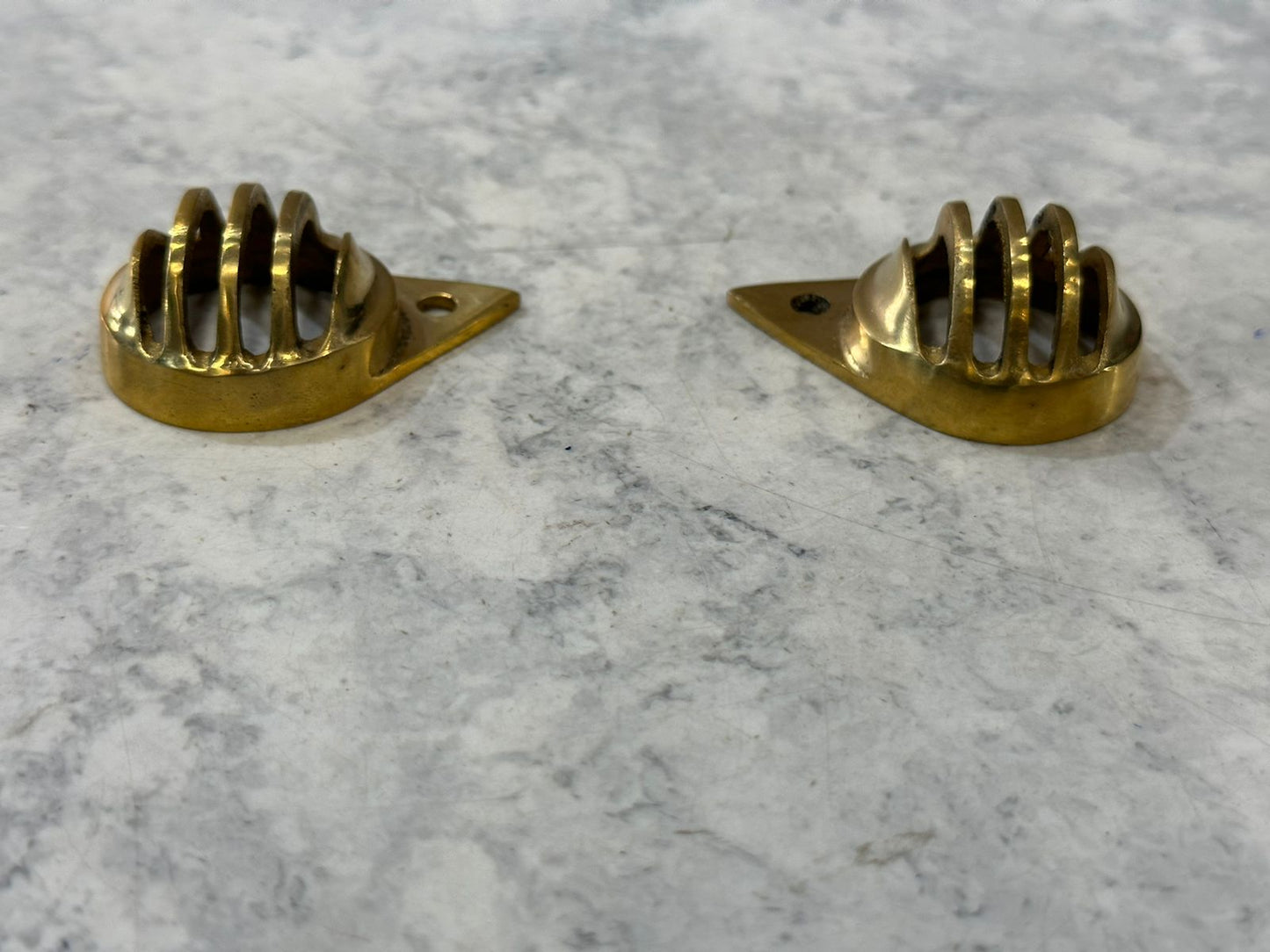 Royal enfield classic old , electra and standard brass parking light pilot lamp cover grill in brass