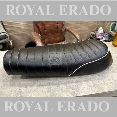 Royal enfield interceptor 650 seat in black colour