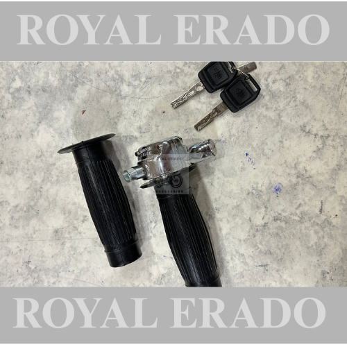 Royal enfield rubber knee pad with bolts for vintage g2 1962 old model bullet 350 standard battalion grip lock type with throttle
