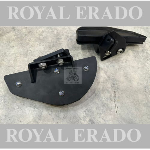 Royal enfield super meteor 650 footrest foot pad foot board harley style