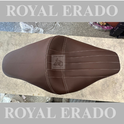 Bobber chopper style brown seat for Royal enfield vintage g2 1962 old model bullet 350 ,classic electra standard reborn battalion