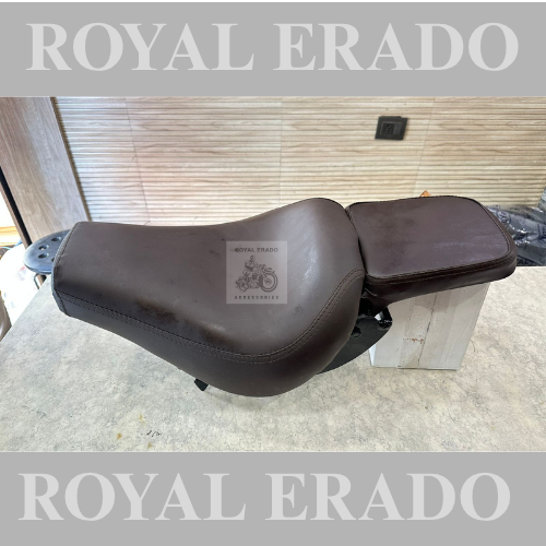 Royal Enfield Folding Seat In Brown Color For Classic Electra And Standard And Vintage G2 1962 Old Model Bullet 350