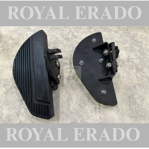 Royal enfield super meteor 650 footrest foot pad foot board harley style