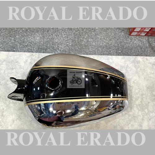 Royal enfield vintage g2 1962 old model bullet 350 classic electra standard thunderbird tank Machimo design black chrome for ci engine & uce efi engine