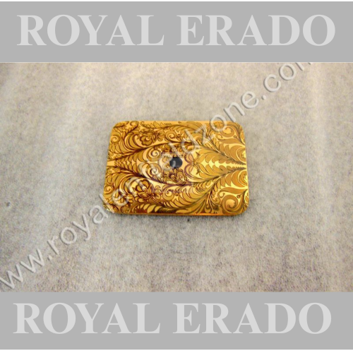 Royal Enfield engraved laser etching brass tappet plate for vintage g2 1962 old model bullet 350 standard electra cast iron engine ci engine.